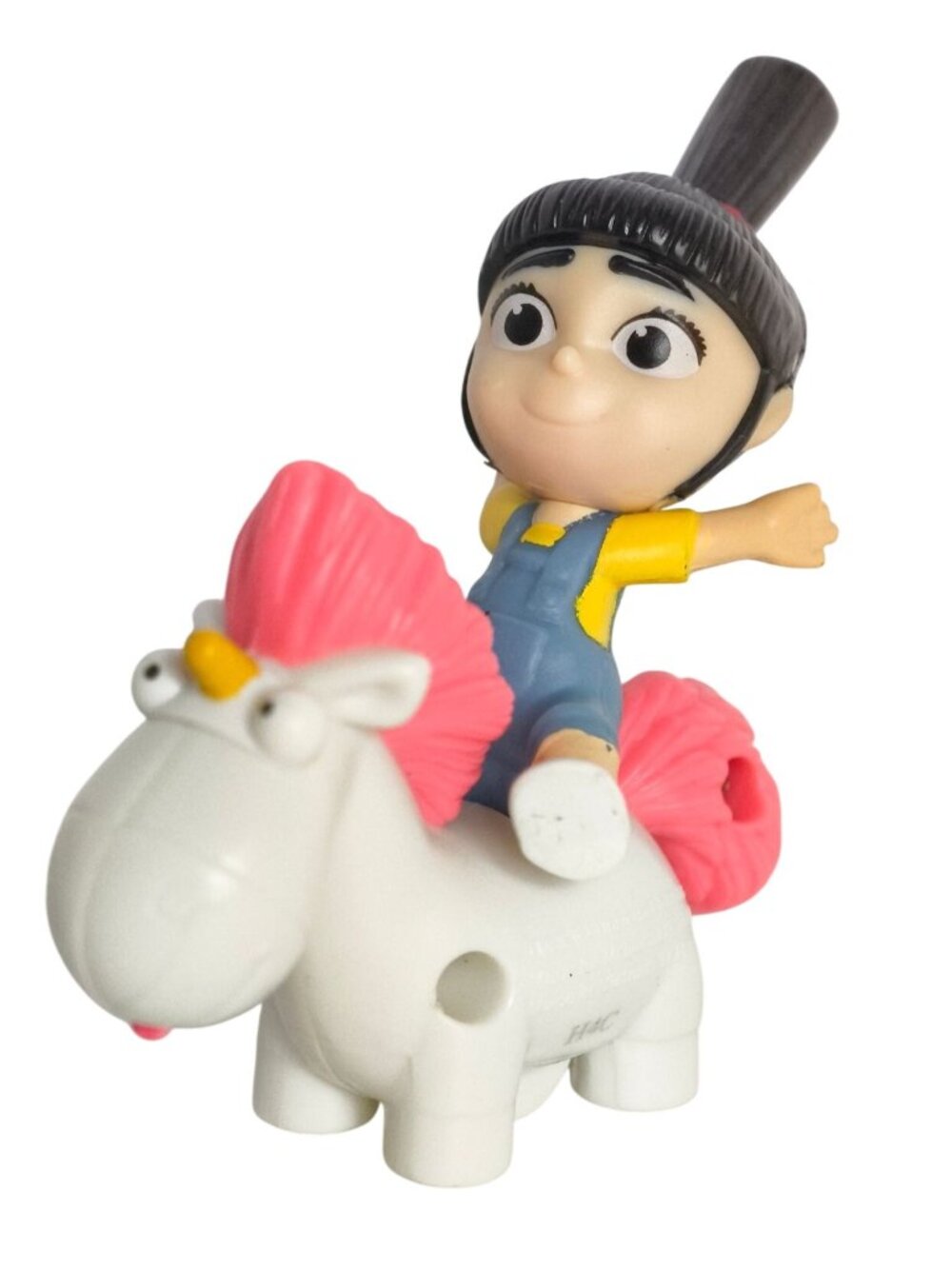 Despicable Me 3 Agnes Unicorn Fluffy Toy Figure Collectible #3 McDonalds 2017